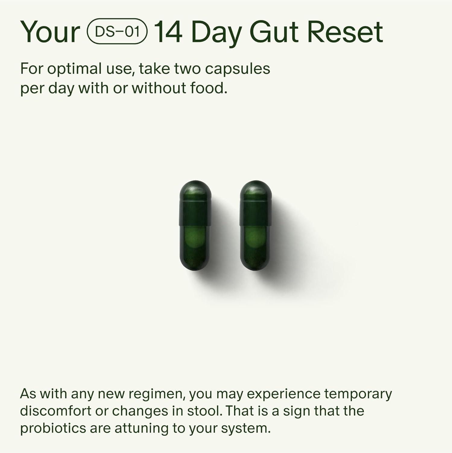 image:imageSeed 14 Day Gut Reset Prebiotic and Probiotic for Women amp Men Digestive Health Gut Health Rapid Gut Recovery Bloating amp Constipation Relief Vegan amp ShelfStable 28 Capsules 14Day Supply