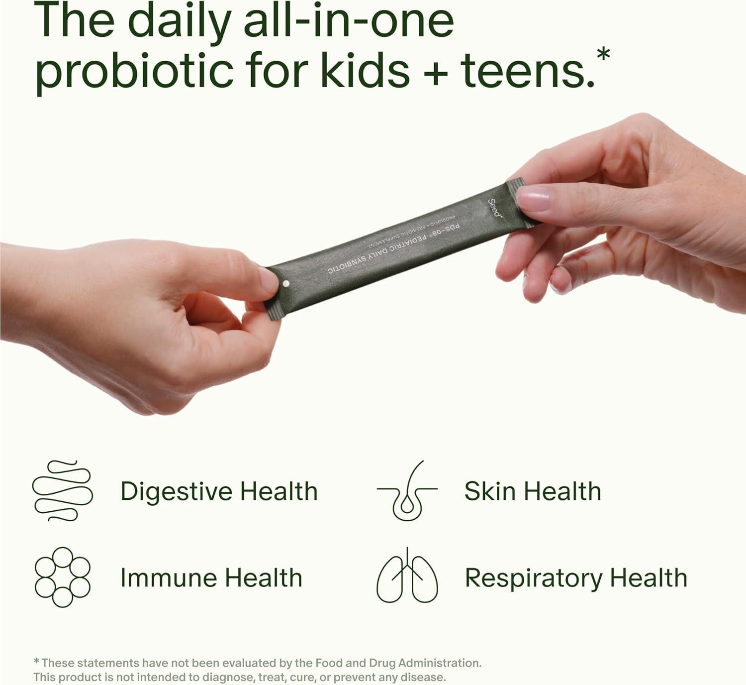 image:imageSeed DS01 Daily Synbiotic for Adults PDS08 Pediatric Synbiotic for Kids Ages 317 Prebiotics and Probiotics 2Piece Bundle